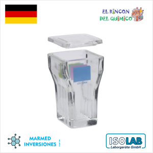 VASO COPLING DE VIDRIO VERTICAL DE 16 LAMINAS COD 073.01.001 ISOLAB