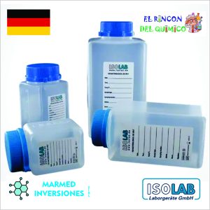 FRASCO DE PP ESTERIL GRADUADO GL50 (CUADRADO) DE 125 ML COD 061.23.125 ISOLAB