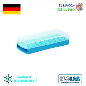 GRADILLA PARA MICROTUBOS (0.2 - 0.5 - 1.5 ml) DE 96 HOYOS COD 080.06.002B ISOLAB