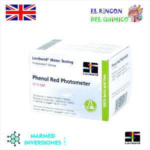 PASTILLAS ROJO FENOL RAPID X 500 UNIDADES - LOVIBOND