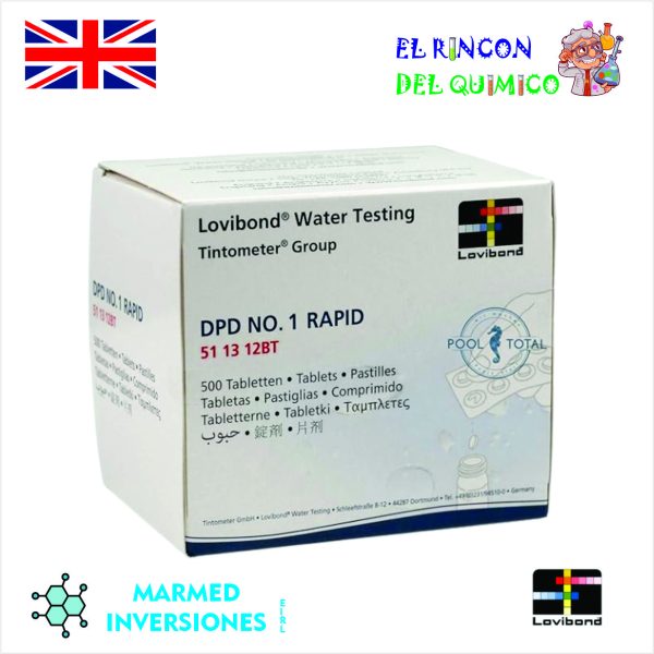 PASTILLA DPD NRO1 CAJA X 500 UND - LOVIBOND