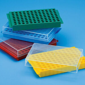 RACK DE 96 POCILLOS DE PP PARA MICROTUBOS SIN TAPA COD 251020-A TARSONS