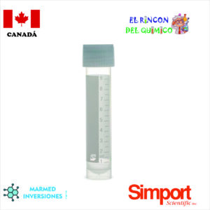 CRIOVIAL DE POLIPROPILENO GRADUADO ESTERIL DE 10 ML COD T310-10A BOLSA X 100 SIMPORT