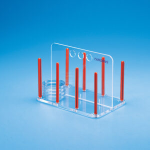 RACK (GRADILLA) PARA PLACAS PETRI DE 90MM DE 60 POSICIONES COD 270090 TARSONS