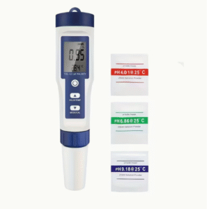 MEDIDOR MULTIPARAMETRO 5 EN 1 TDS, EC, PH, SALINIDAD TEMPERATURA