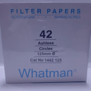 PAPEL FILTRO NRO 2 DE 125 MM CAJA X 100 UND WHATMAN