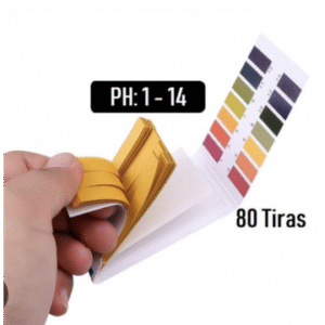 PAPEL TORNASOL PARA MEDIR PH UNIVERSAL CAJA X 80 UND EUROLAB