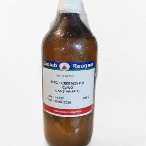 FENOL CRISTALIZADO PA X 500 GR BIOLAB