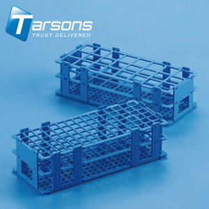 GRADILLA DE PLASTICO PARA TUBOS DE ENSAYO DE 25 MM 24 POSICIONES COD 205040-B TARSONS